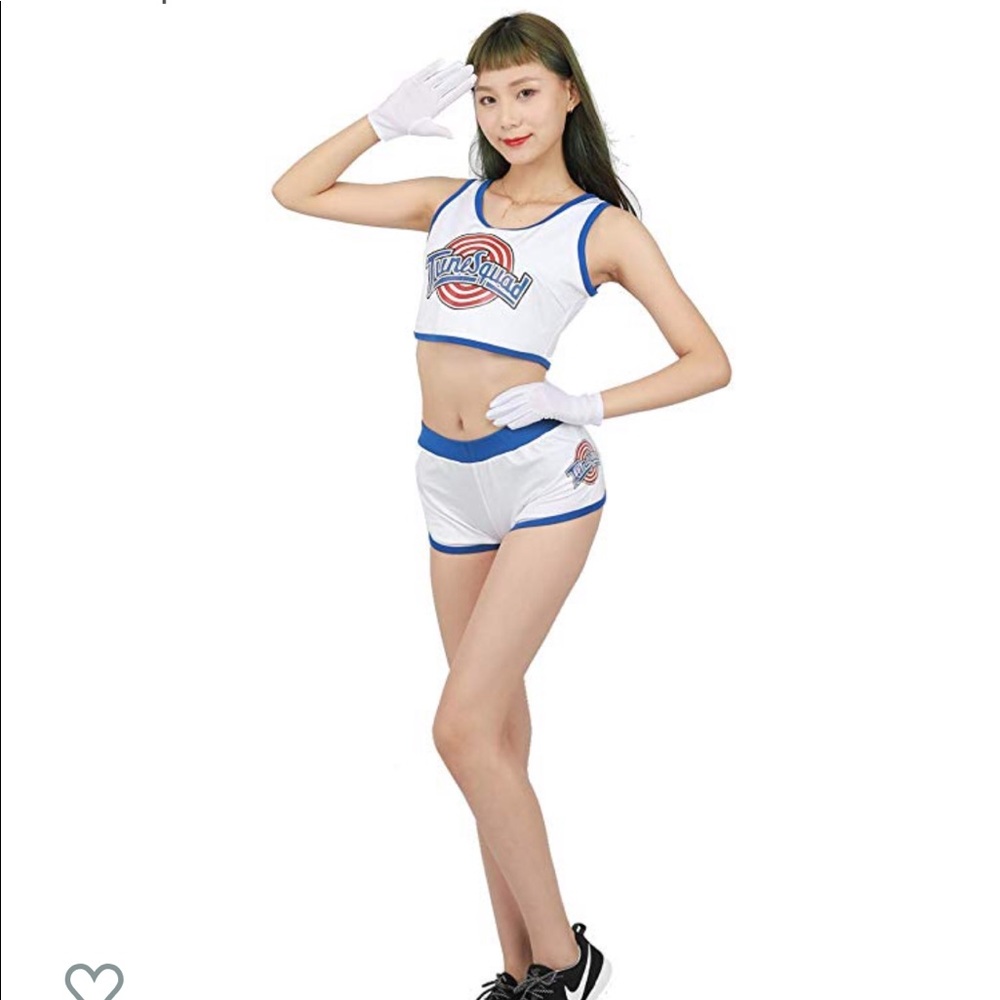 Tunes Squad 2 piece crop top and shorts outfit